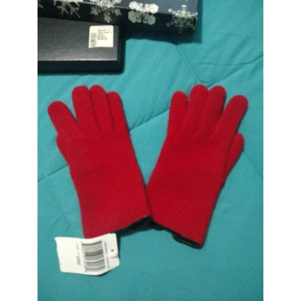 Saks Fifth Avenue 100% Cashmere Gloves Size L